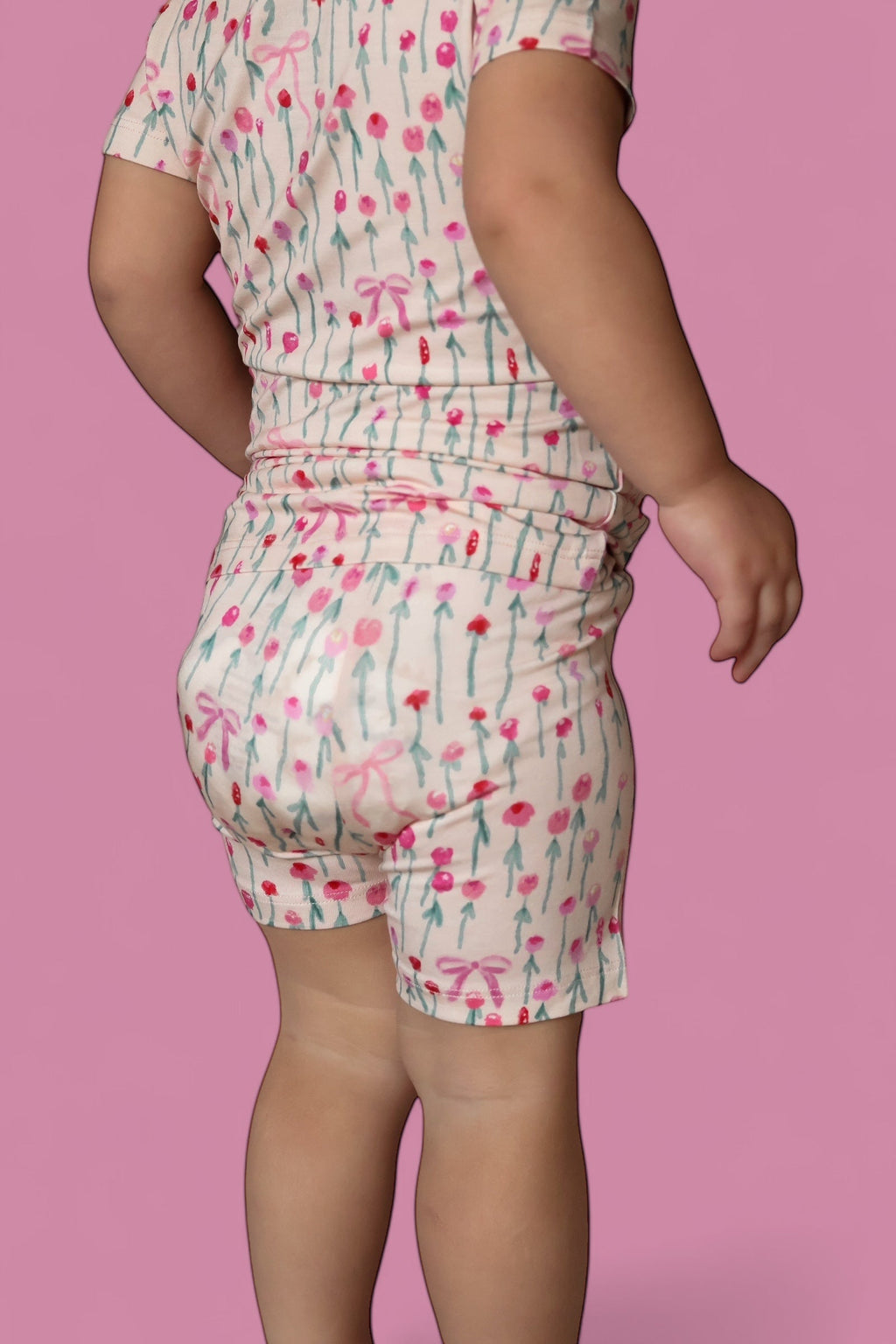 BLOOMS & BOWS FLORAL DREAM SHORT SET