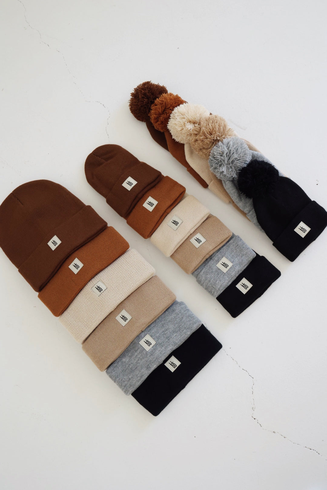 ff Knit Pom Top Beanie | Taupe