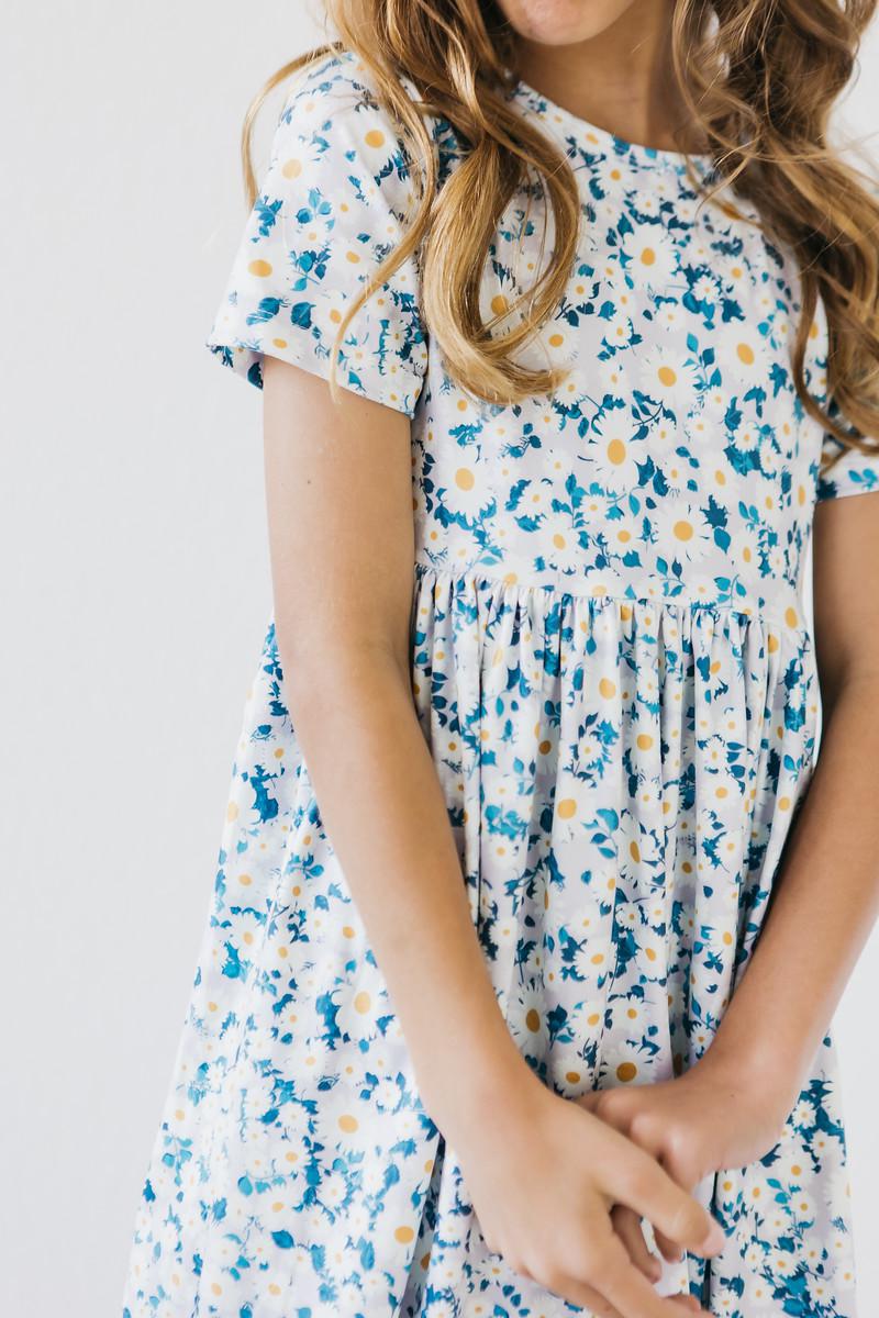 Oopsie Daisy Floral S/S Pocket Twirl Dress