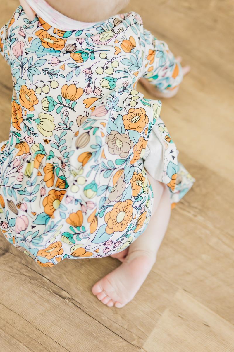 Vintage Vibes Twirl Bodysuit Romper