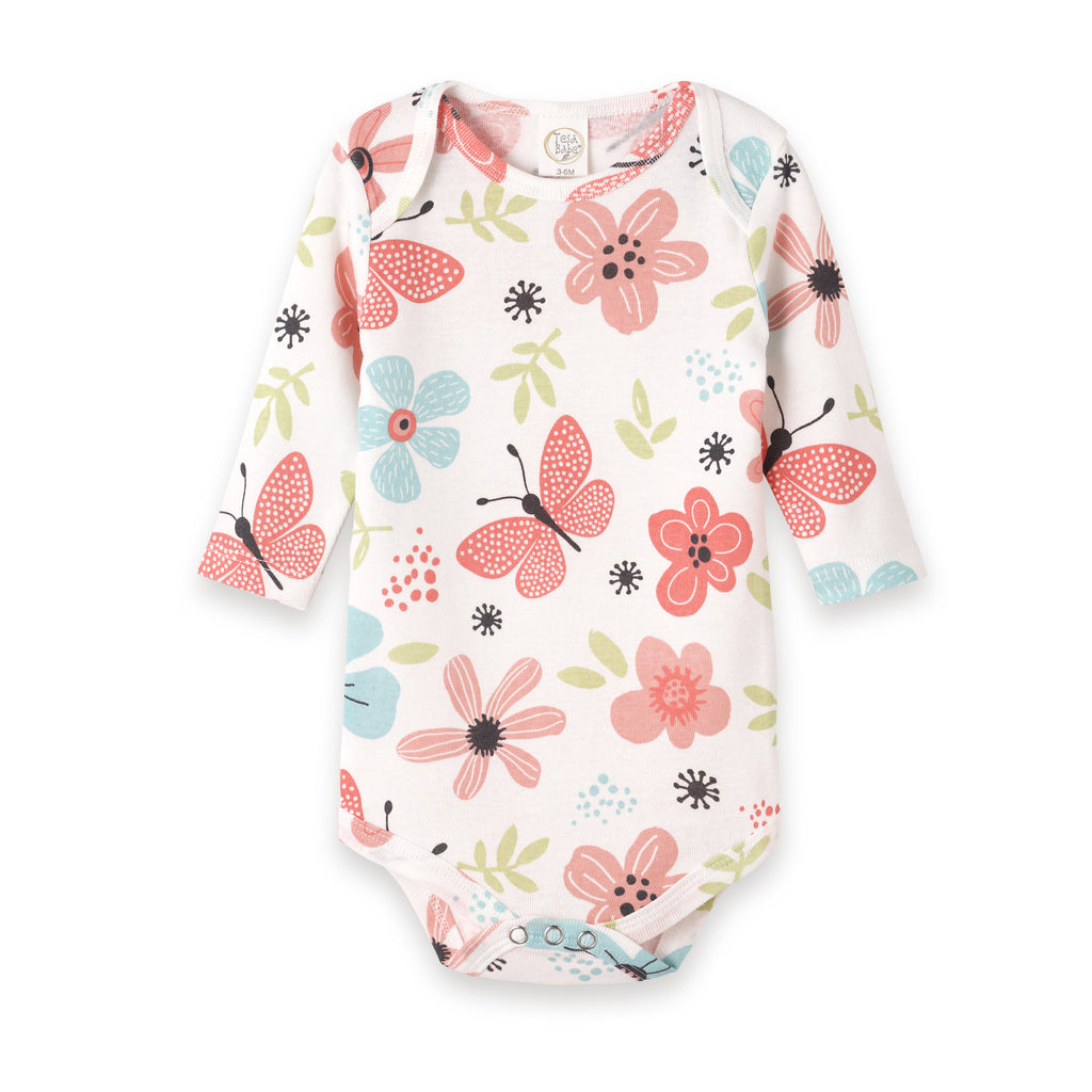 Butterflies & Blooms Bodysuit Floral Romper