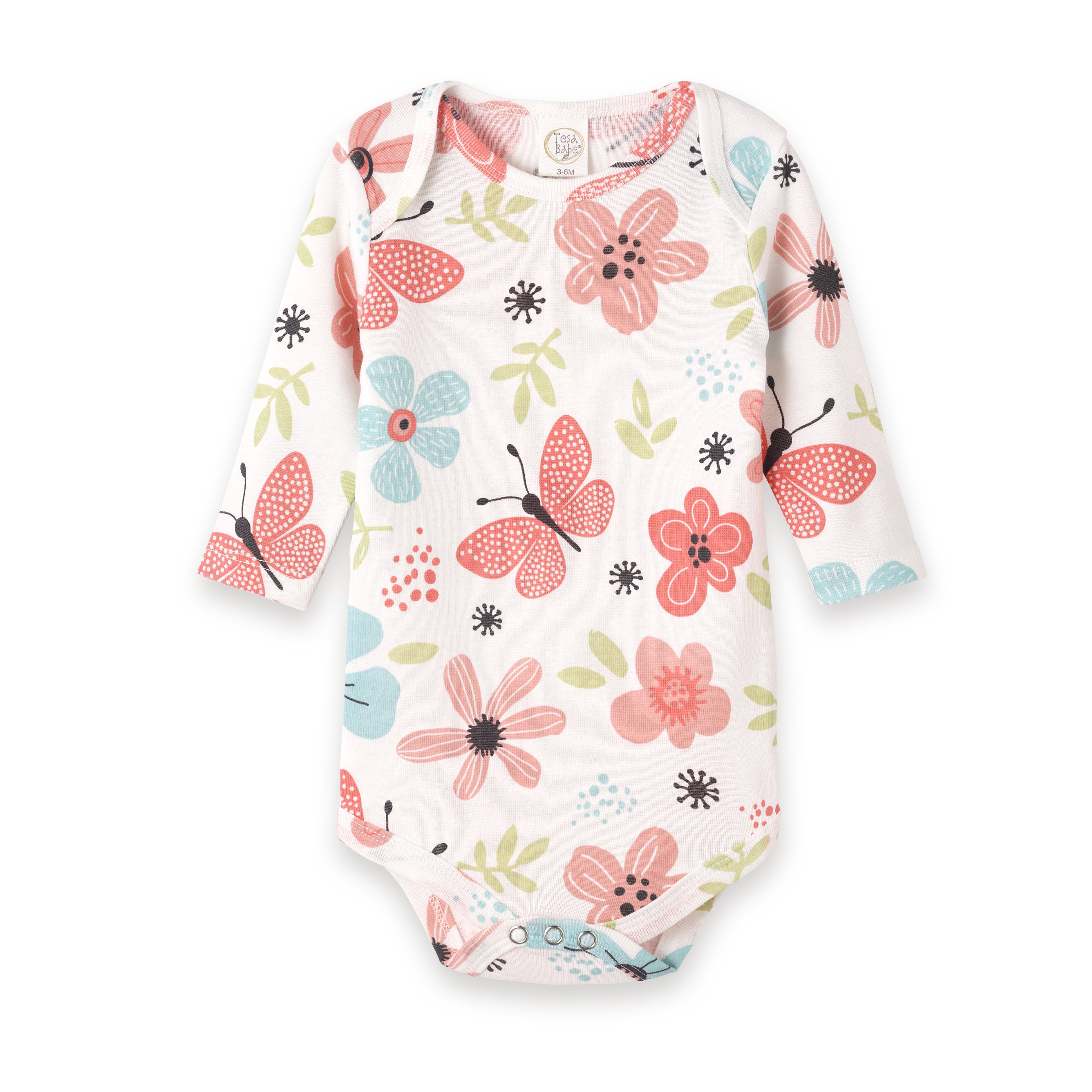 Butterflies & Blooms Bodysuit Floral Romper