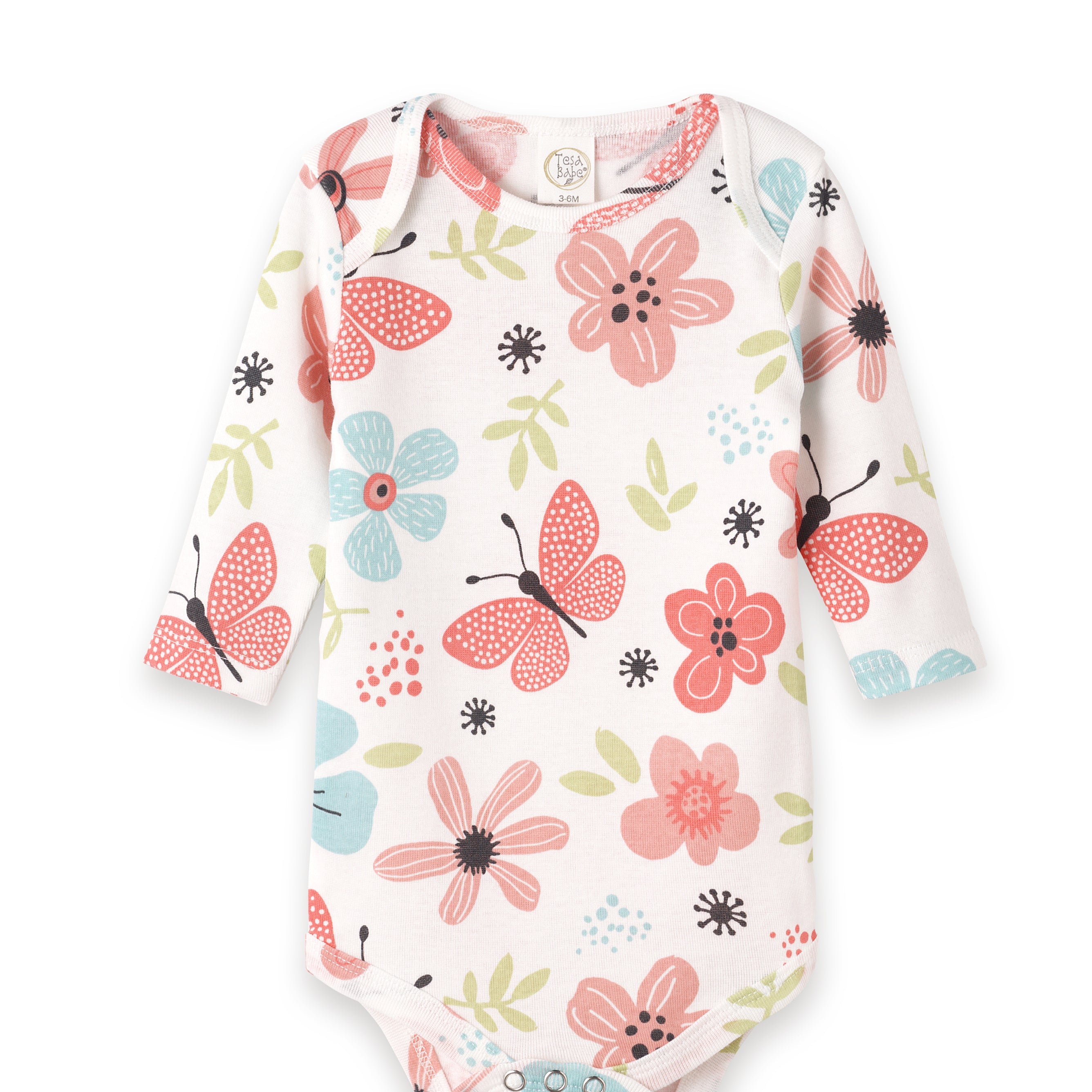 Butterflies & Blooms Bodysuit Floral Romper