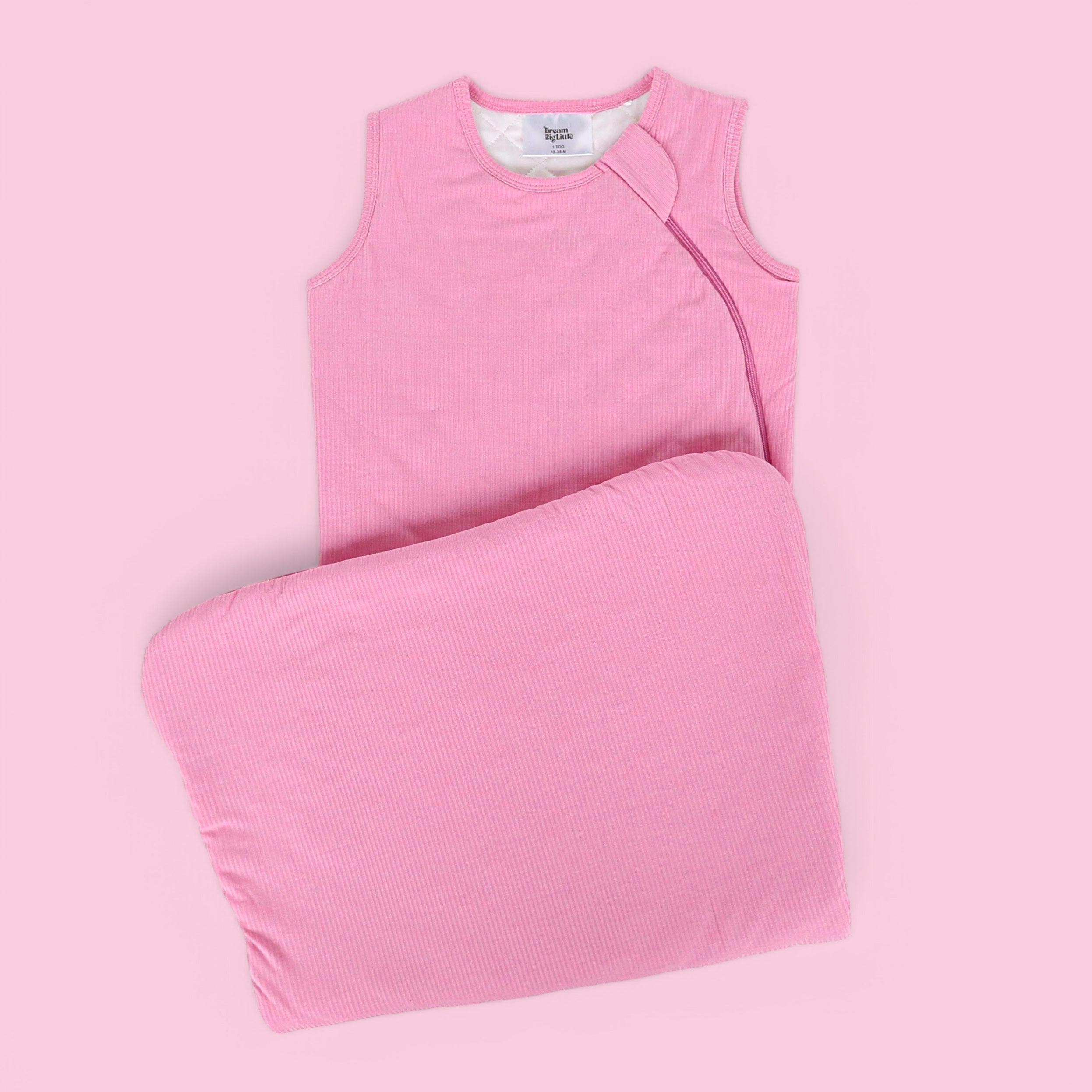 BELLA PINK RIB DREAM SLEEP SACK