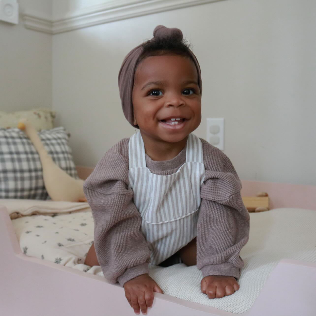 Waffle Bubble Onesie Romper