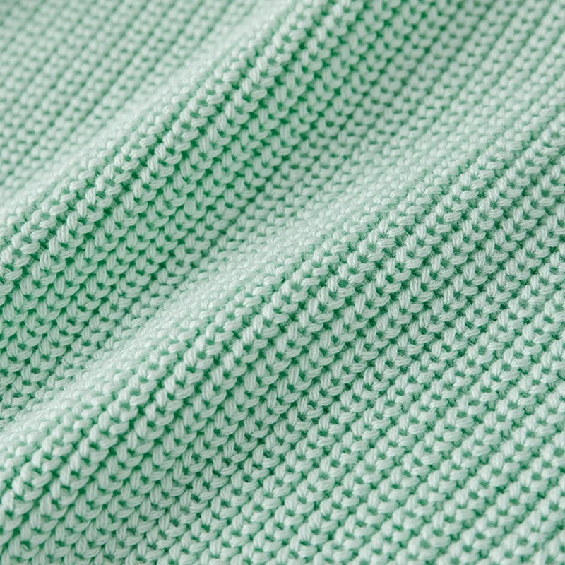 Baby Toddler Girls Boys Sweaters Knitting Pullovers Tops Solid Color Basic Cotton Long Sleeve Sweater Top