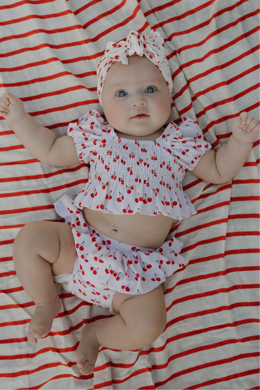 Two Piece Swimsuit | Sweetheart Cherries