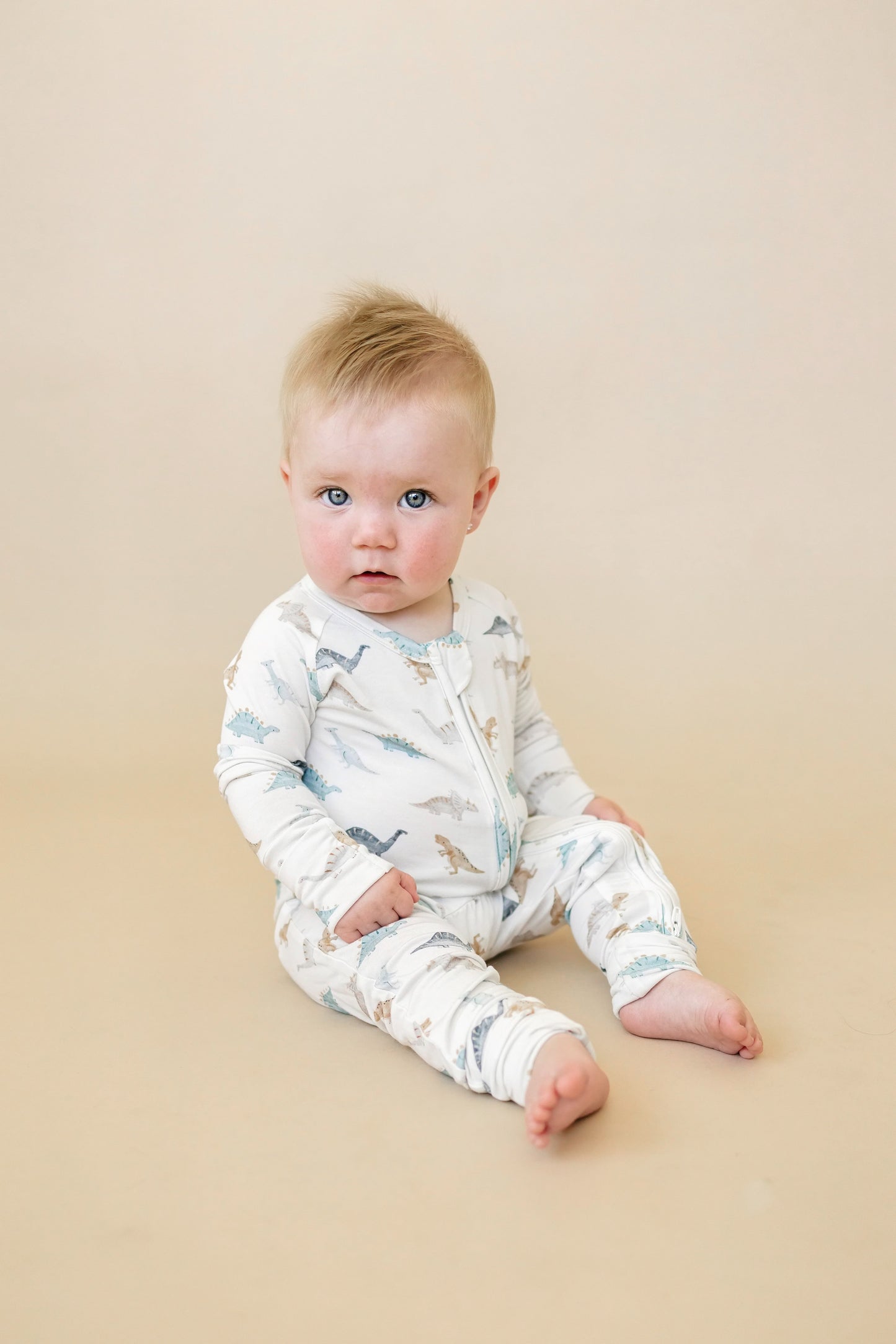 Snugglesaurus Bamboo Zippy Pajamas *9-12 months left