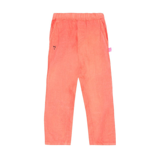 MC Coral Kid Linen Pant - Coral