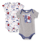 Batter Up Set Of 2 Baseball Bodysuits