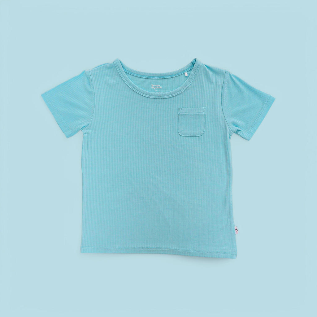 CAPRI BLUE RIB DREAM POCKET TEE