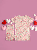 BLOOMS & BOWS FLORAL DREAM SHORT SET