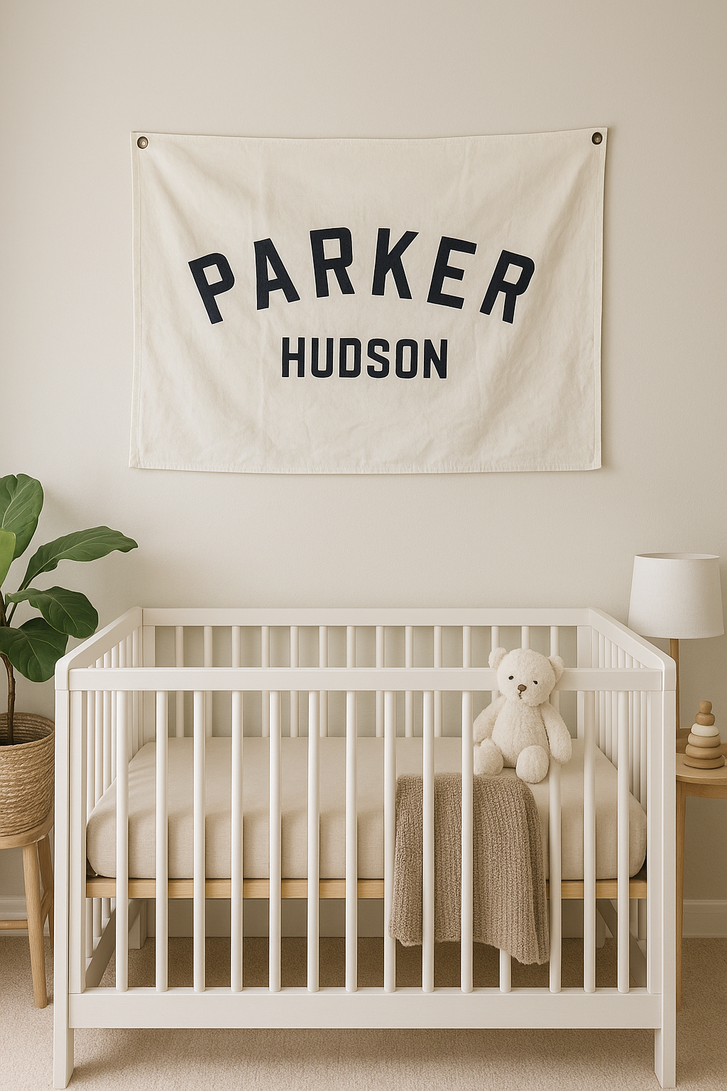 Custom Canvas Name Banner