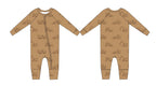Construction (ribbed) Farm - Zippy Zipper Romper