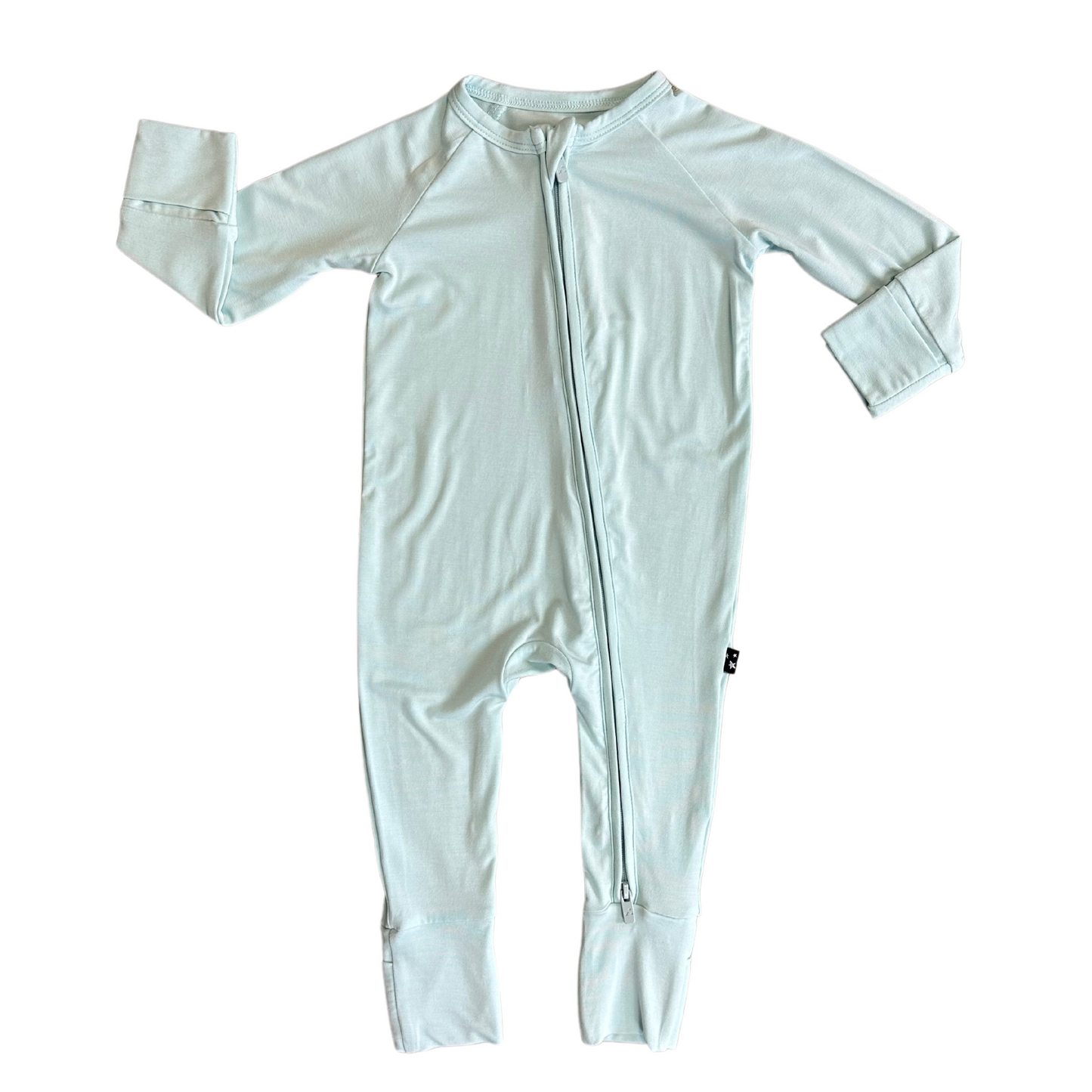 Mint Julep - Zippy Zipper Romper