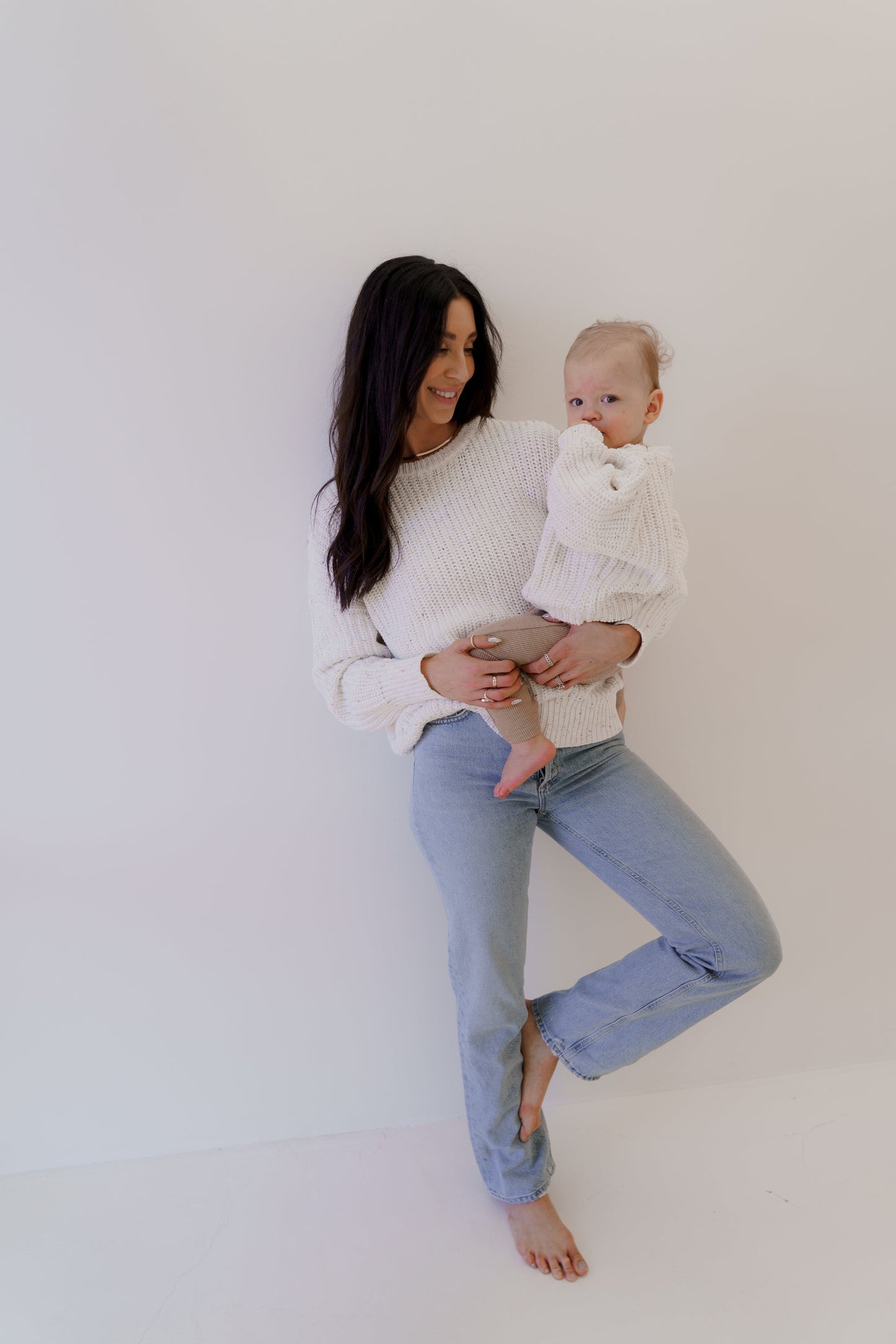 Child Knit Sweater | Cloud Confetti