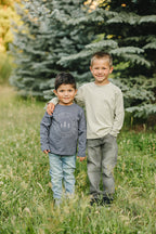 Sage Long Sleeve Cotton Tee Top