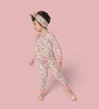 BUNNIES AND BOWS DREAM ZIPPER ROMPER