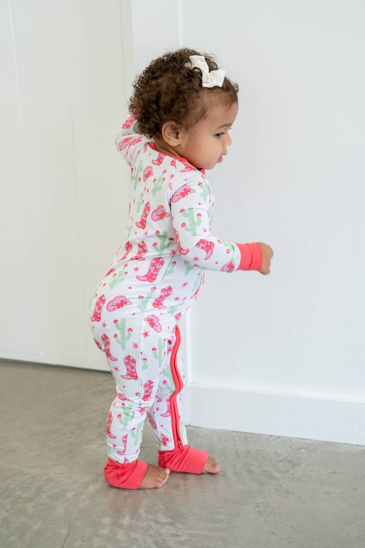 Pink Cactus Cowgirl Zippy