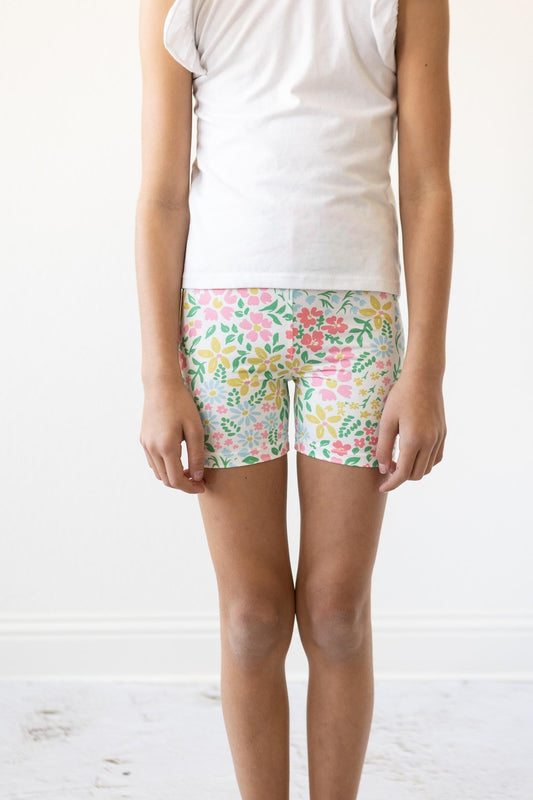 Daffodils Floral Twirl Shorts