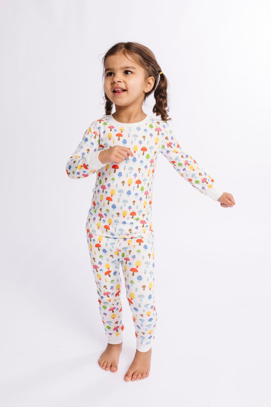 Magic Mushrooms Organic Pima Cotton Pajama Set