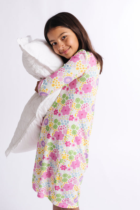 Flower Power Organic Pima Cotton Dodo Dress