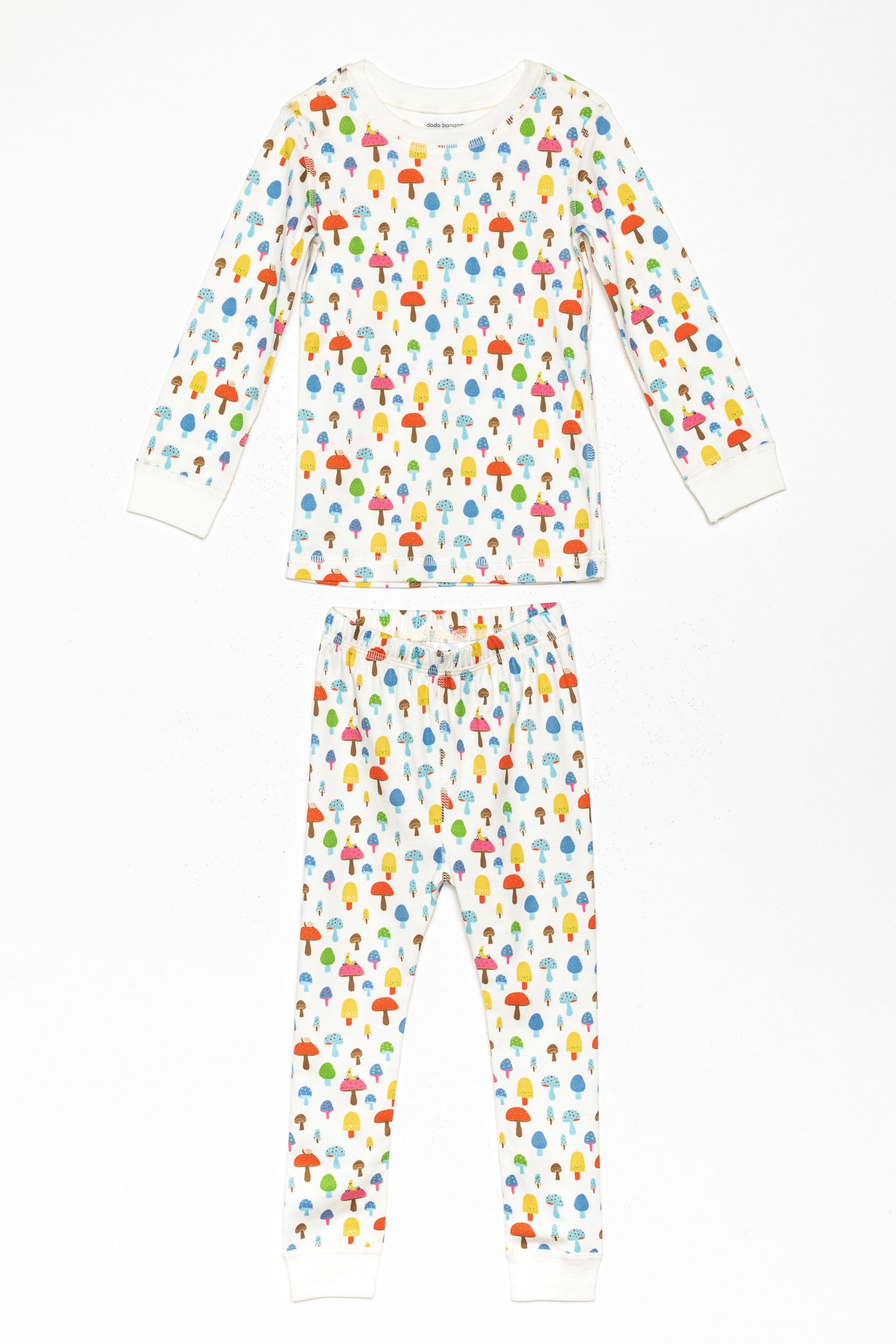 Magic Mushrooms Organic Pima Cotton Pajama Set