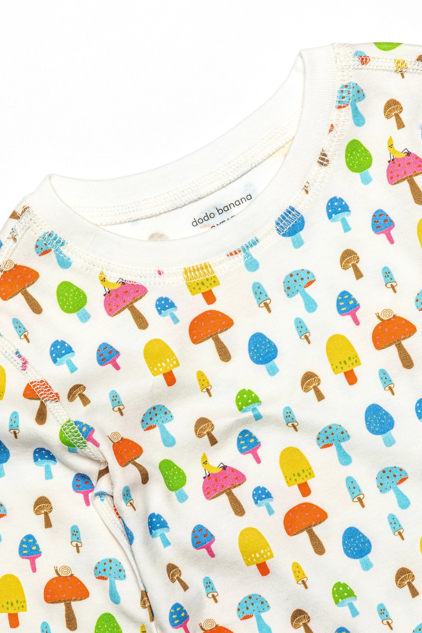 Magic Mushrooms Organic Pima Cotton Pajama Set