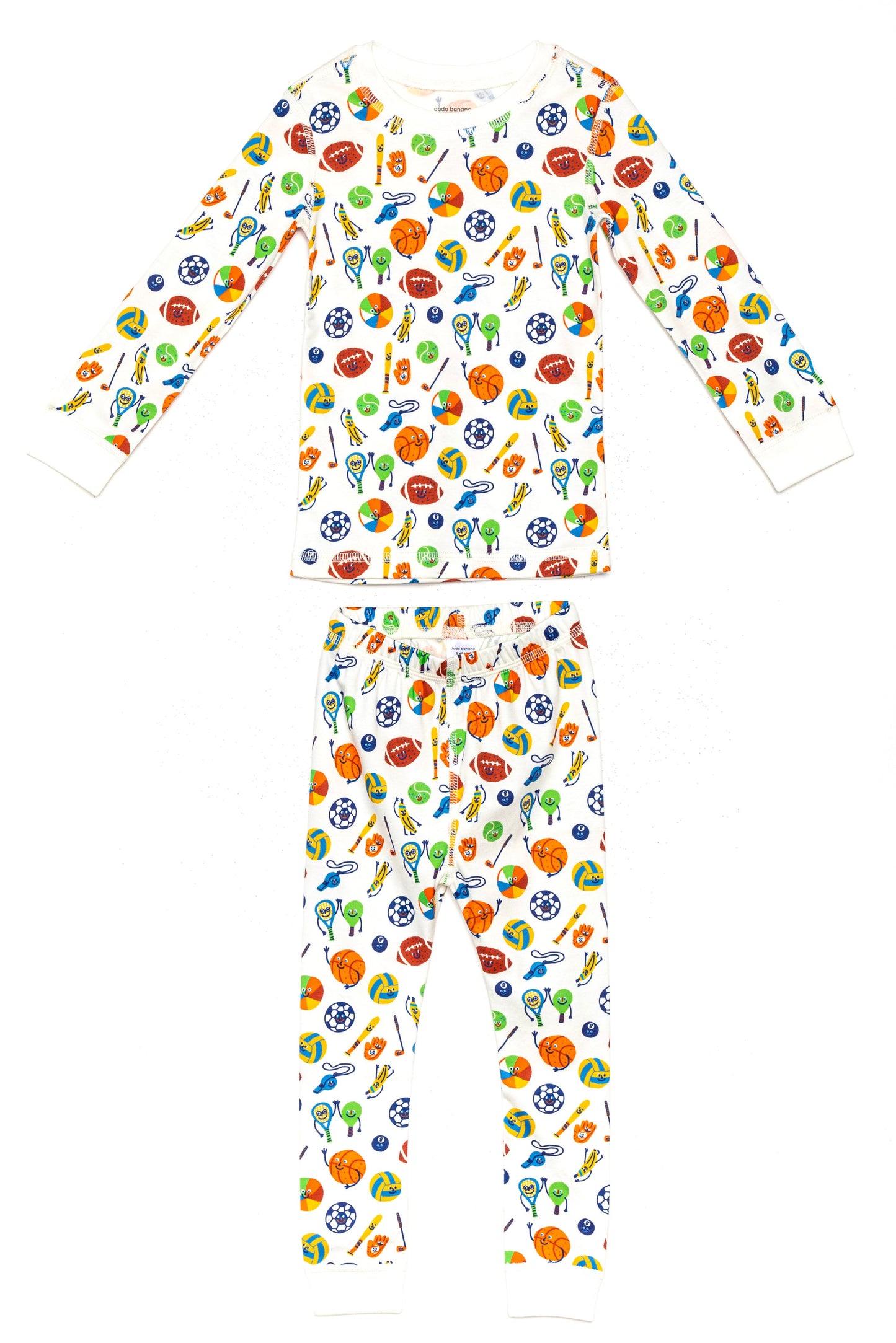 Play Ball Organic Pima Cotton Pajama Set