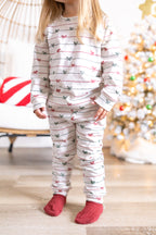 Tied with a Bow Christmas Organic Cotton Lounge Set