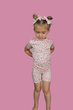 BLOOMS & BOWS FLORAL DREAM SHORT SET