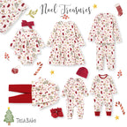 Holiday Baby Stroller Blanket – Soft Bamboo Christmas Wrap - Noel
