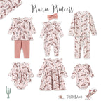 Prairie Princess Baby Girl Western Bamboo Stroller Blanket