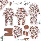 Cowboy Western Spirit Baby Boy Bamboo Stroller Blanket