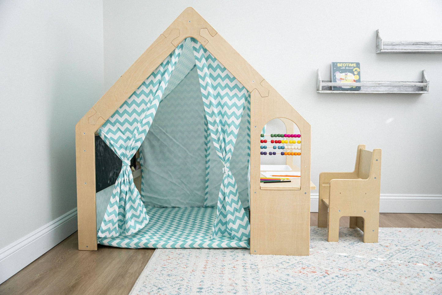 Flair | Playhouse & Sensory Desk - Black & White