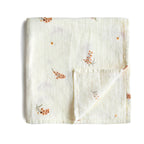 Organic Cotton Muslin Swaddle Blanket