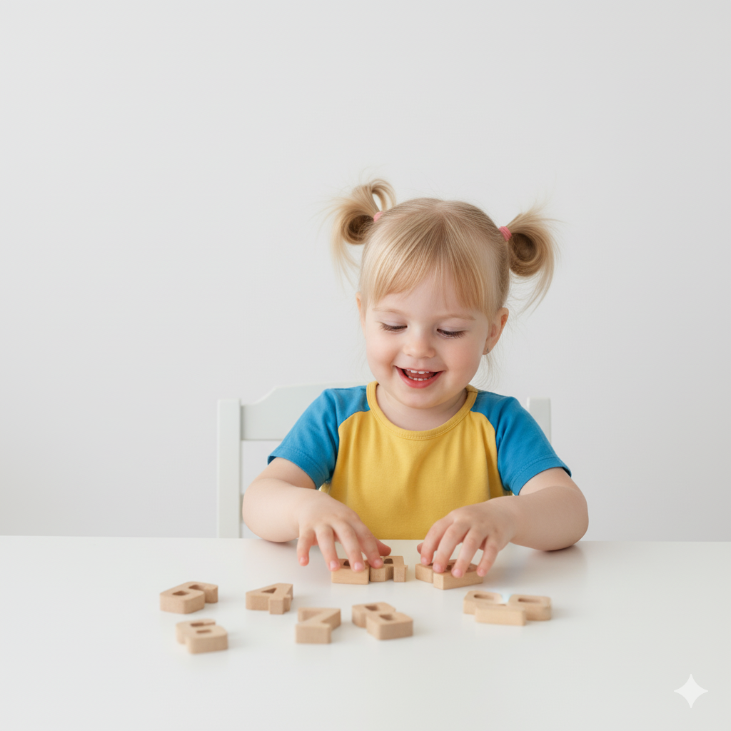 Montessori Wooden Number Height Blocks – Self-Correcting Math Learning Set