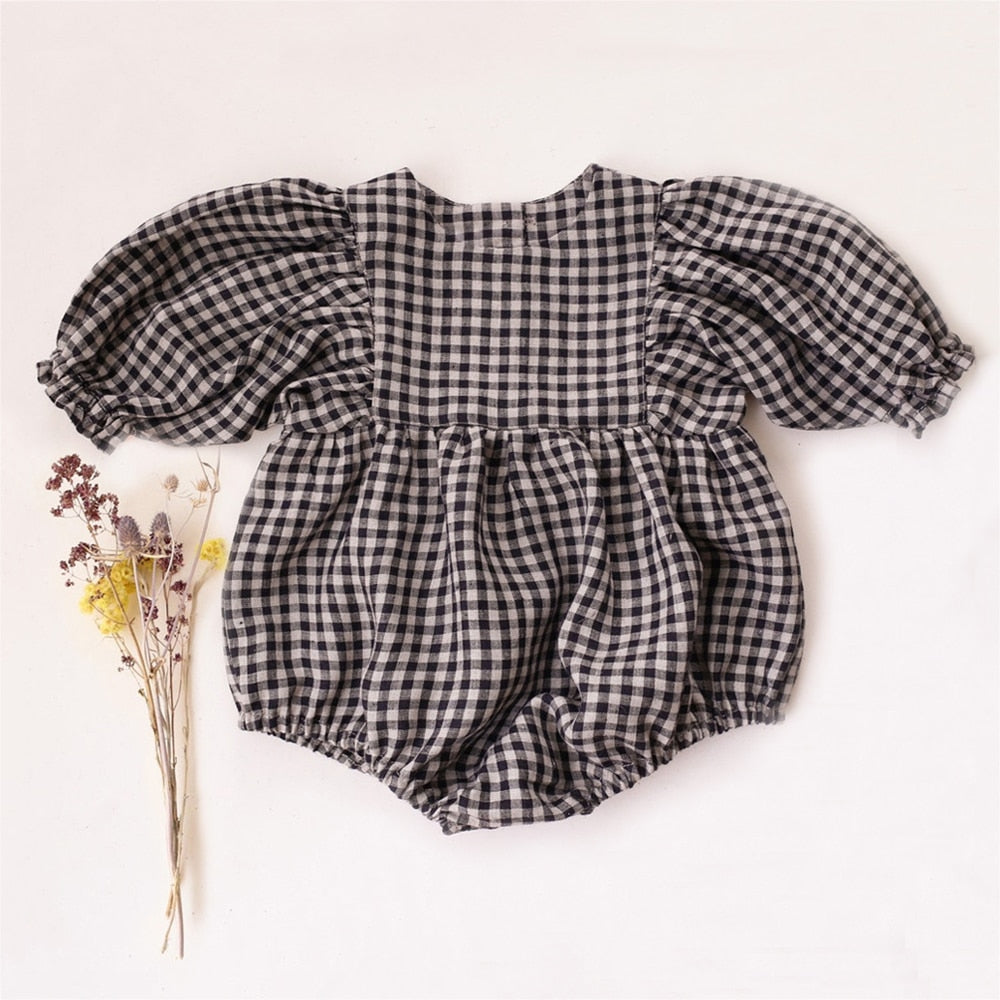 Balloon Sleeve Romper Playsuit