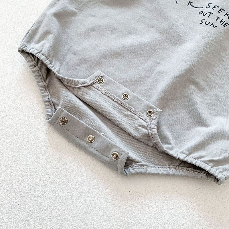 Sun Sketch Long Sleeve Bodysuit Romper