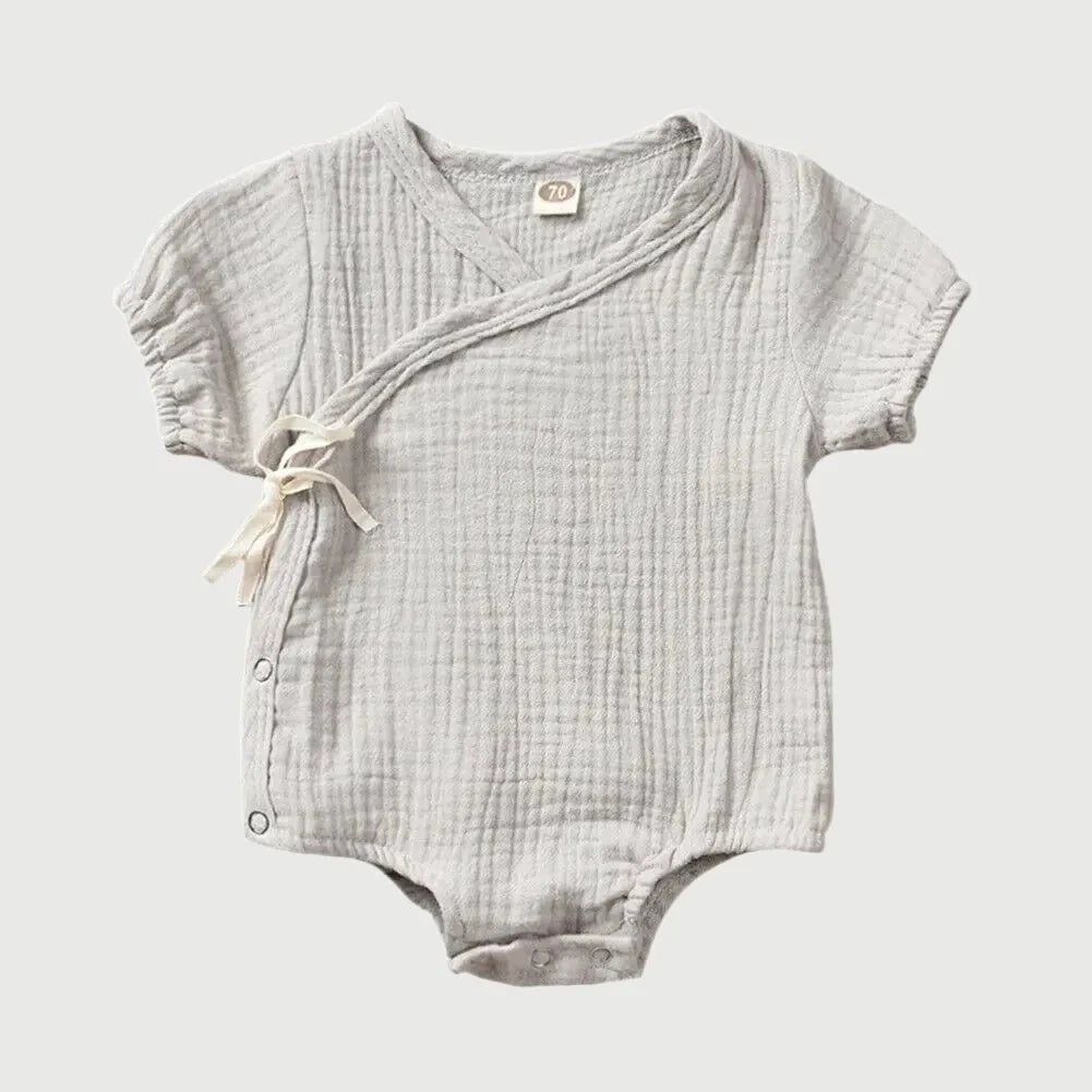 Newborn Muslin Kimono Bodysuit Romper