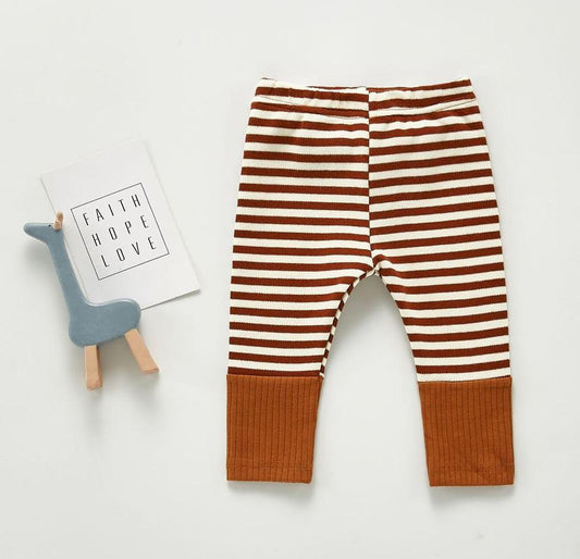 Boys Cotton Stripe Pants