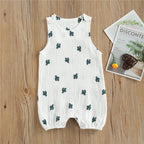 Sleeveless Snap Detail Jumpsuit Romper