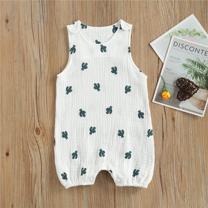 Sleeveless Snap Detail Jumpsuit Romper