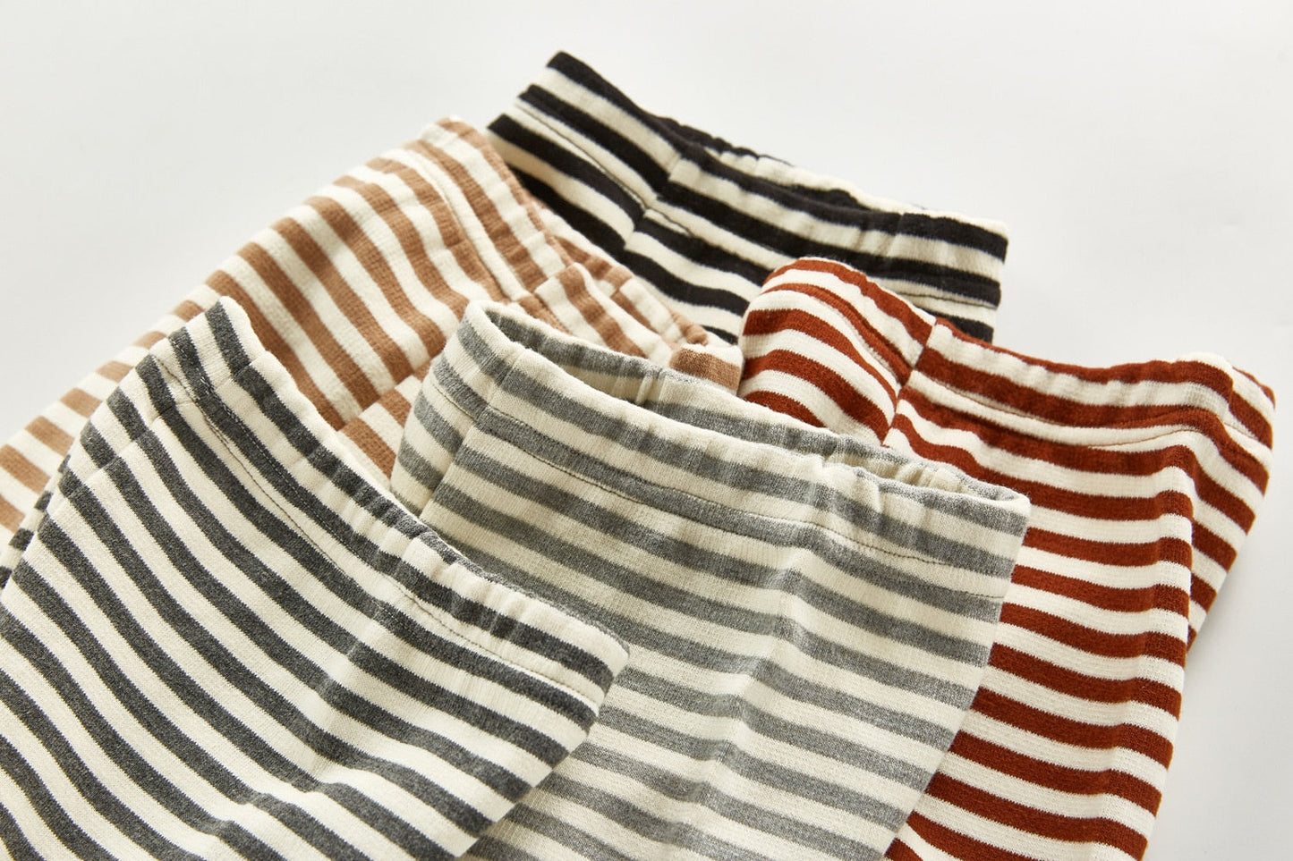 Boys Cotton Stripe Pants