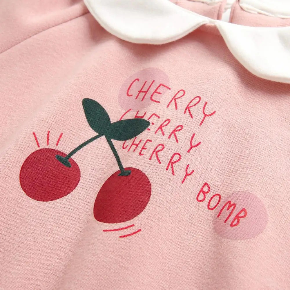 Cherry Bomb Plush Bodysuit Romper