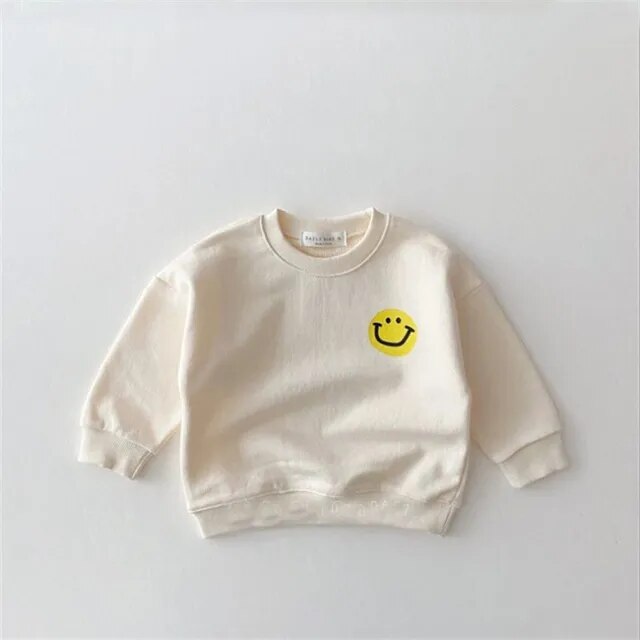 Adore You Long Sleeve Smiley Sweater