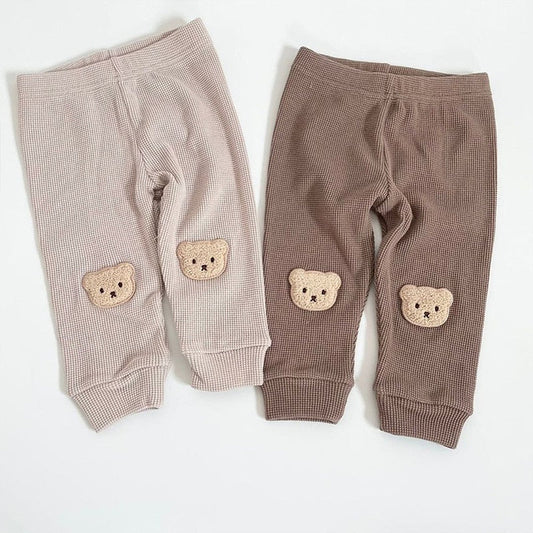 Baby Bear Waffle Leggings