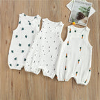 Sleeveless Snap Detail Jumpsuit Romper