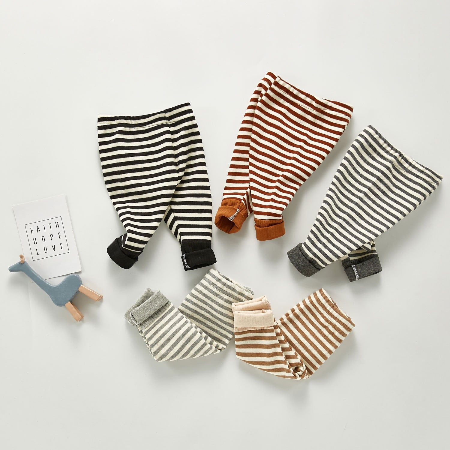 Boys Cotton Stripe Pants