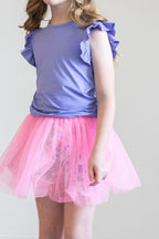 Hydrangea Floral Tutu Shorts